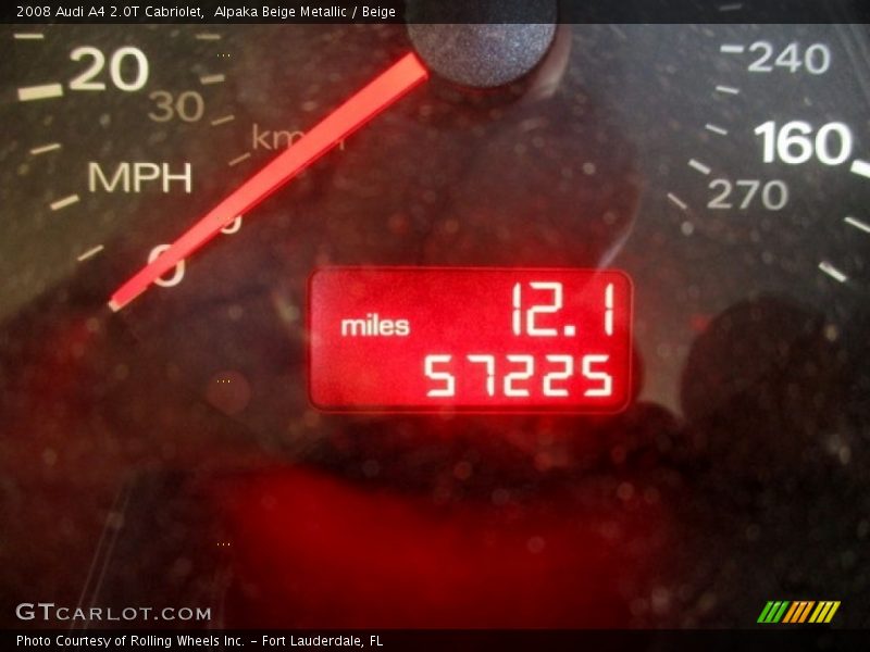 Alpaka Beige Metallic / Beige 2008 Audi A4 2.0T Cabriolet