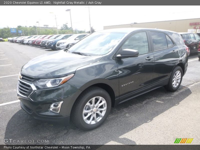 Nightfall Gray Metallic / Ash Gray 2020 Chevrolet Equinox LS AWD