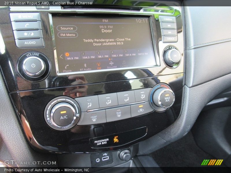 Caspian Blue / Charcoal 2018 Nissan Rogue S AWD