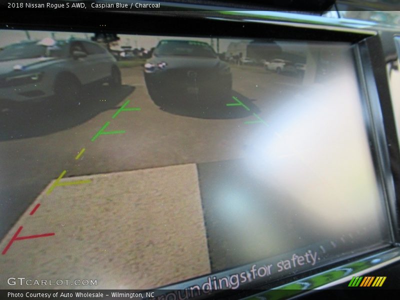Caspian Blue / Charcoal 2018 Nissan Rogue S AWD