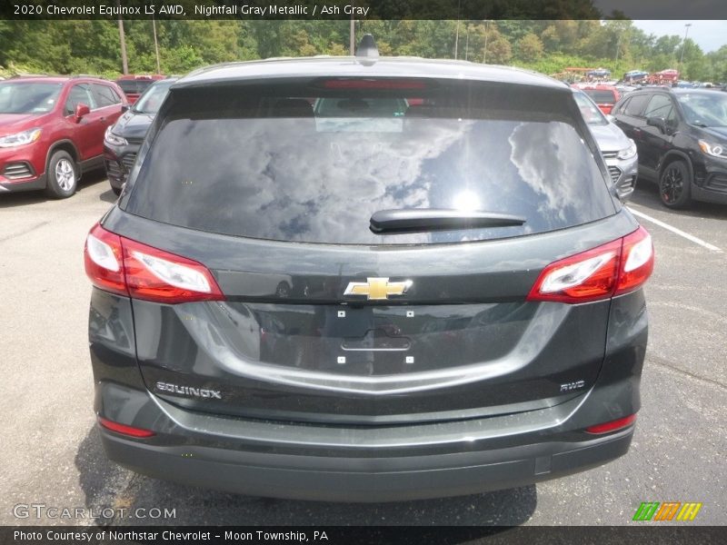 Nightfall Gray Metallic / Ash Gray 2020 Chevrolet Equinox LS AWD