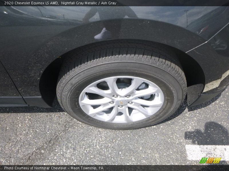 Nightfall Gray Metallic / Ash Gray 2020 Chevrolet Equinox LS AWD