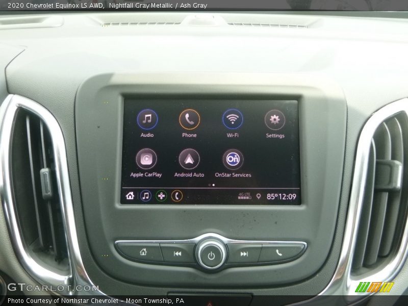 Nightfall Gray Metallic / Ash Gray 2020 Chevrolet Equinox LS AWD