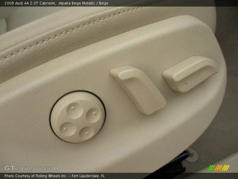 Alpaka Beige Metallic / Beige 2008 Audi A4 2.0T Cabriolet