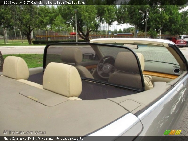 Alpaka Beige Metallic / Beige 2008 Audi A4 2.0T Cabriolet