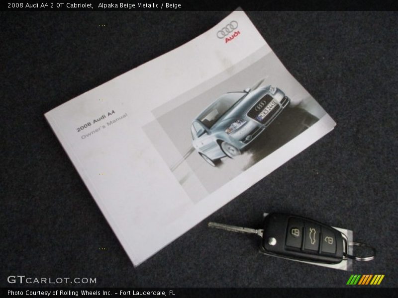 Alpaka Beige Metallic / Beige 2008 Audi A4 2.0T Cabriolet