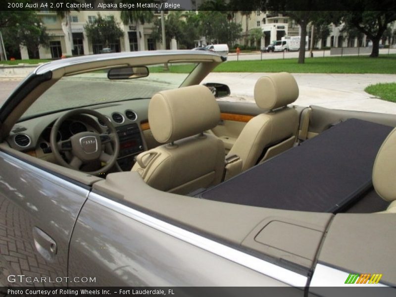 Alpaka Beige Metallic / Beige 2008 Audi A4 2.0T Cabriolet