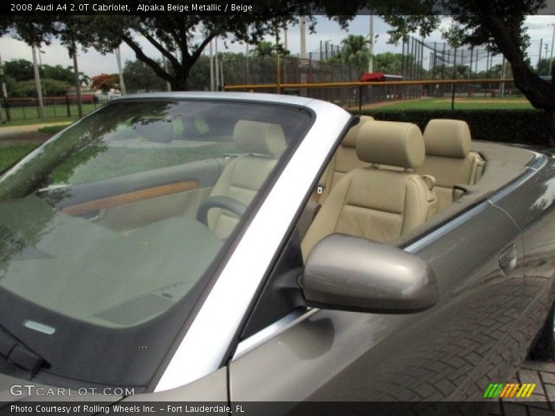 Alpaka Beige Metallic / Beige 2008 Audi A4 2.0T Cabriolet