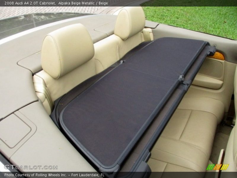 Alpaka Beige Metallic / Beige 2008 Audi A4 2.0T Cabriolet