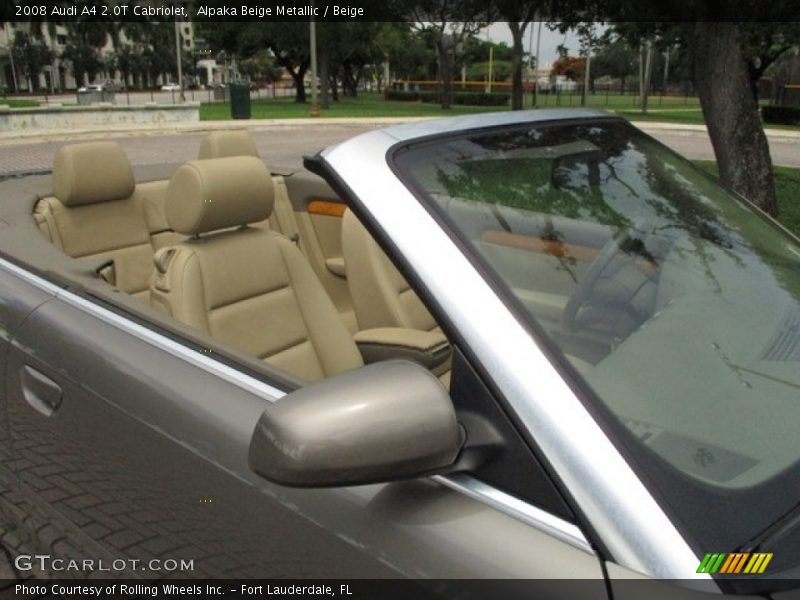 Alpaka Beige Metallic / Beige 2008 Audi A4 2.0T Cabriolet