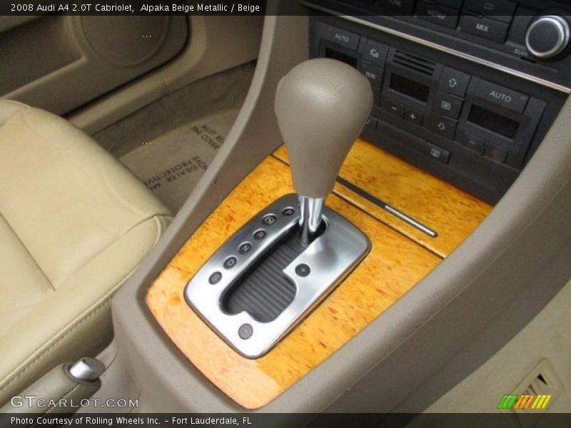 Alpaka Beige Metallic / Beige 2008 Audi A4 2.0T Cabriolet