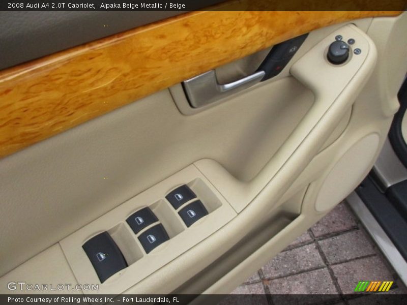 Alpaka Beige Metallic / Beige 2008 Audi A4 2.0T Cabriolet