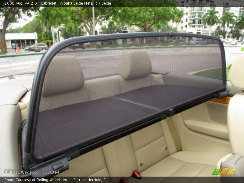 Alpaka Beige Metallic / Beige 2008 Audi A4 2.0T Cabriolet