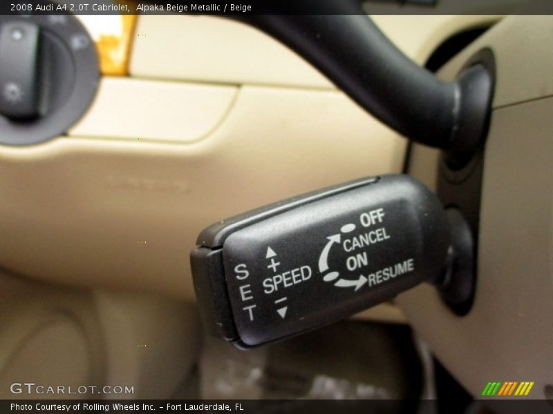 Alpaka Beige Metallic / Beige 2008 Audi A4 2.0T Cabriolet
