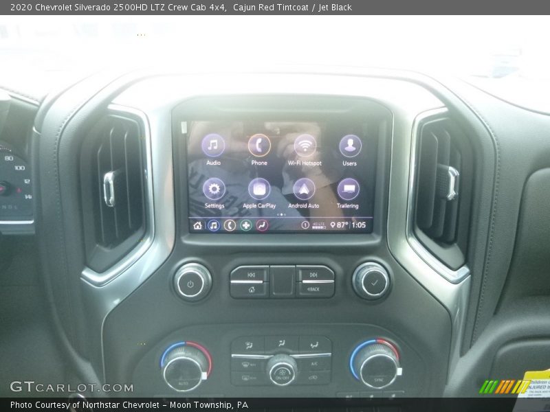 Cajun Red Tintcoat / Jet Black 2020 Chevrolet Silverado 2500HD LTZ Crew Cab 4x4