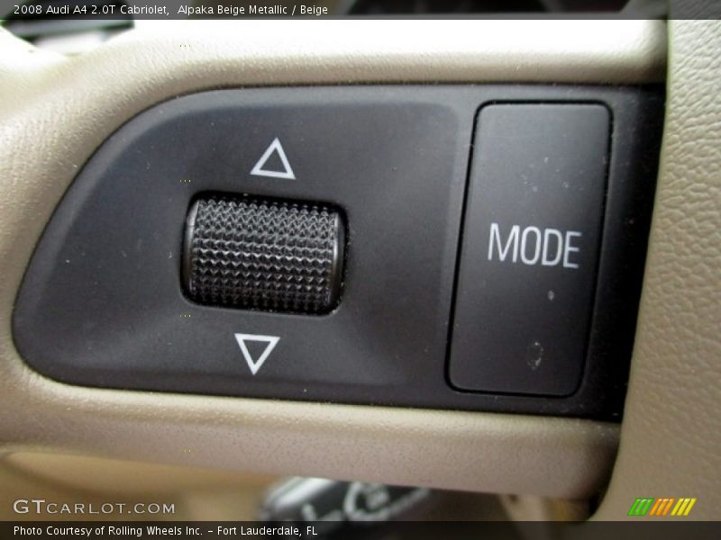 Alpaka Beige Metallic / Beige 2008 Audi A4 2.0T Cabriolet