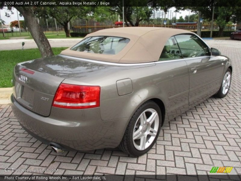 Alpaka Beige Metallic / Beige 2008 Audi A4 2.0T Cabriolet