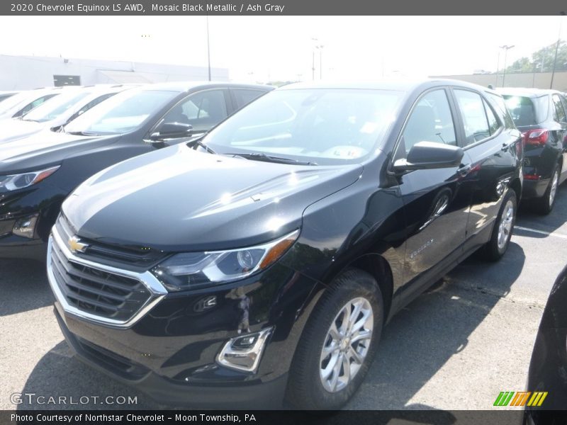 Mosaic Black Metallic / Ash Gray 2020 Chevrolet Equinox LS AWD
