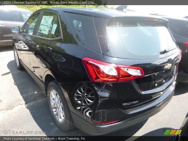 Mosaic Black Metallic / Ash Gray 2020 Chevrolet Equinox LS AWD