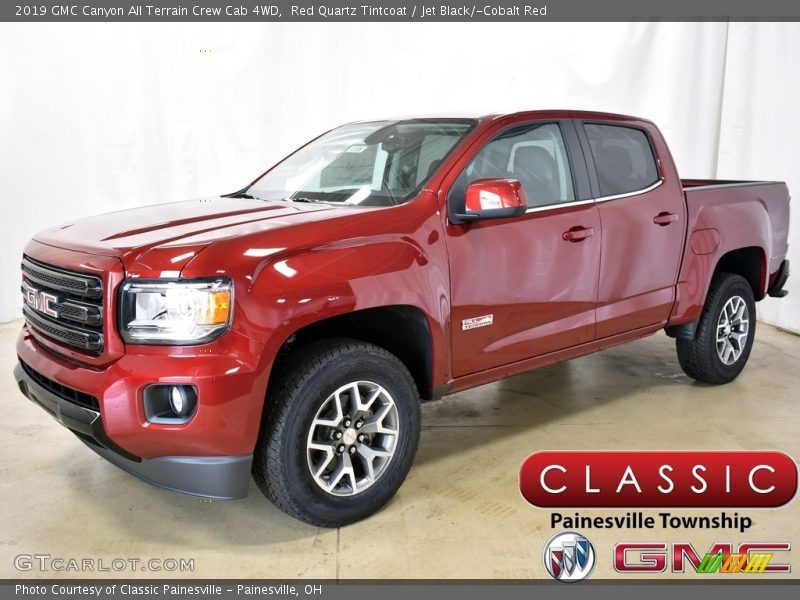 Red Quartz Tintcoat / Jet Black/­Cobalt Red 2019 GMC Canyon All Terrain Crew Cab 4WD