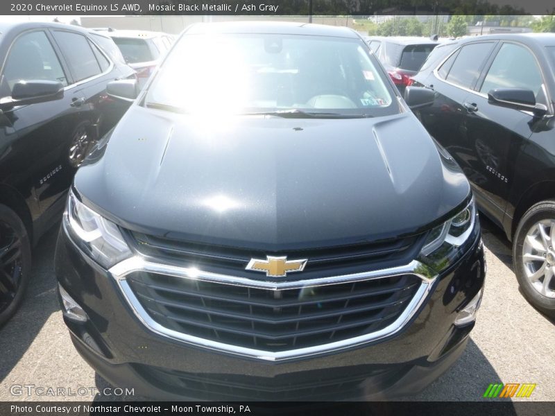 Mosaic Black Metallic / Ash Gray 2020 Chevrolet Equinox LS AWD