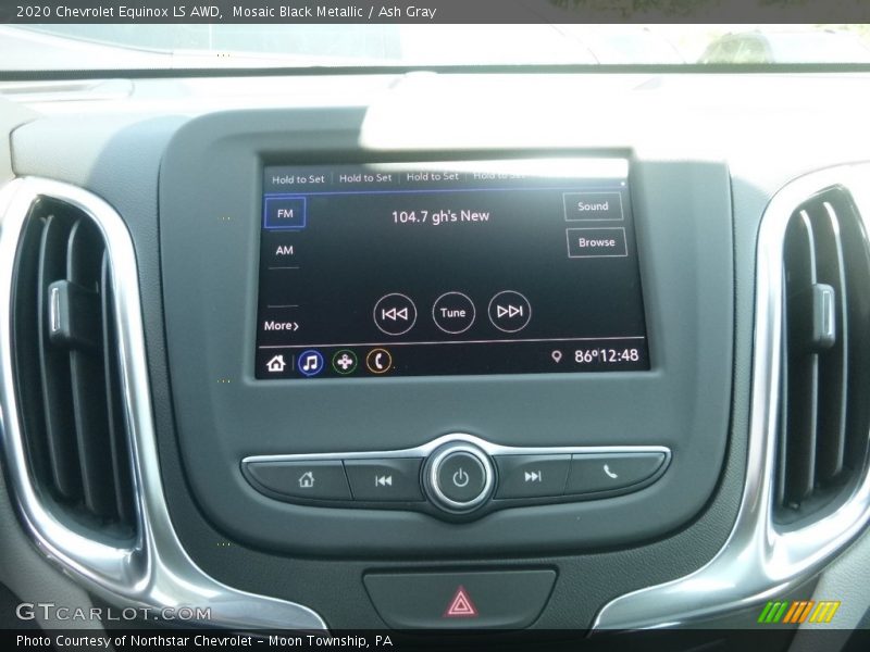 Controls of 2020 Equinox LS AWD