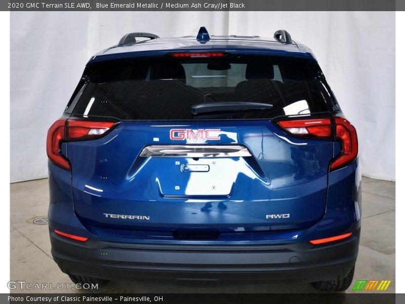 Blue Emerald Metallic / Medium Ash Gray/Jet Black 2020 GMC Terrain SLE AWD