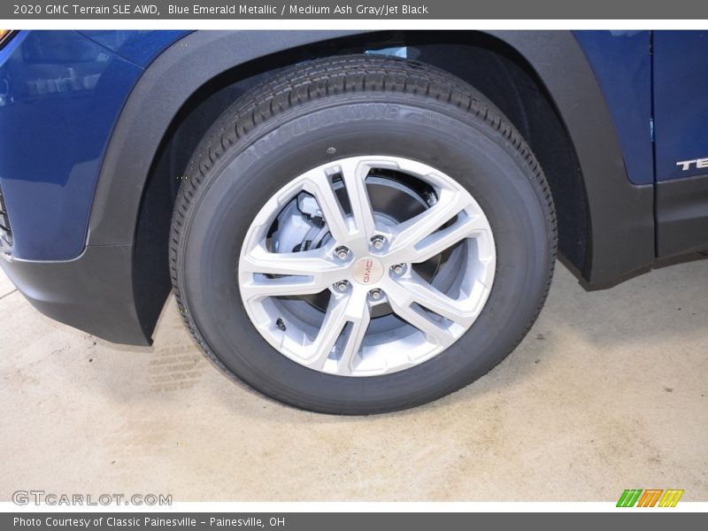 Blue Emerald Metallic / Medium Ash Gray/Jet Black 2020 GMC Terrain SLE AWD
