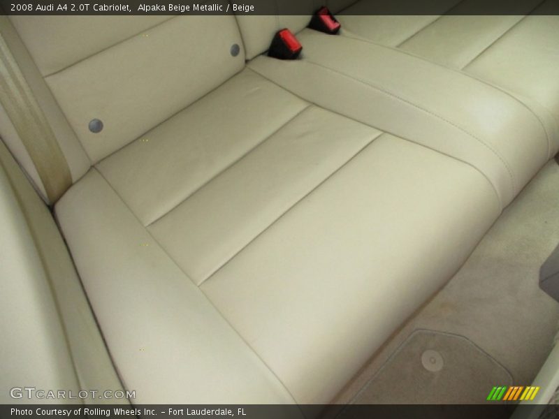 Alpaka Beige Metallic / Beige 2008 Audi A4 2.0T Cabriolet