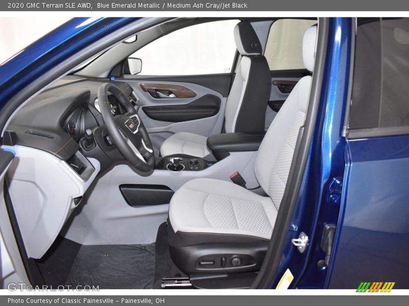 Blue Emerald Metallic / Medium Ash Gray/Jet Black 2020 GMC Terrain SLE AWD