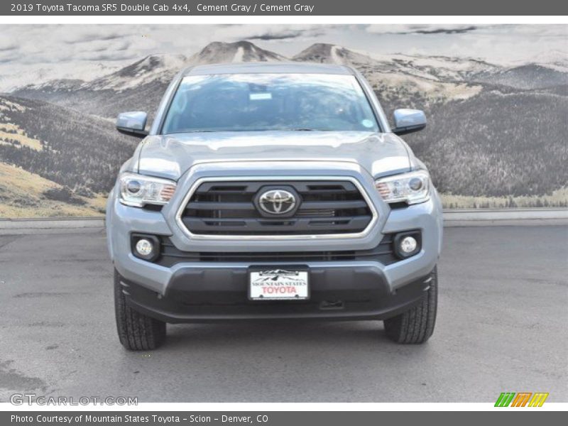 Cement Gray / Cement Gray 2019 Toyota Tacoma SR5 Double Cab 4x4