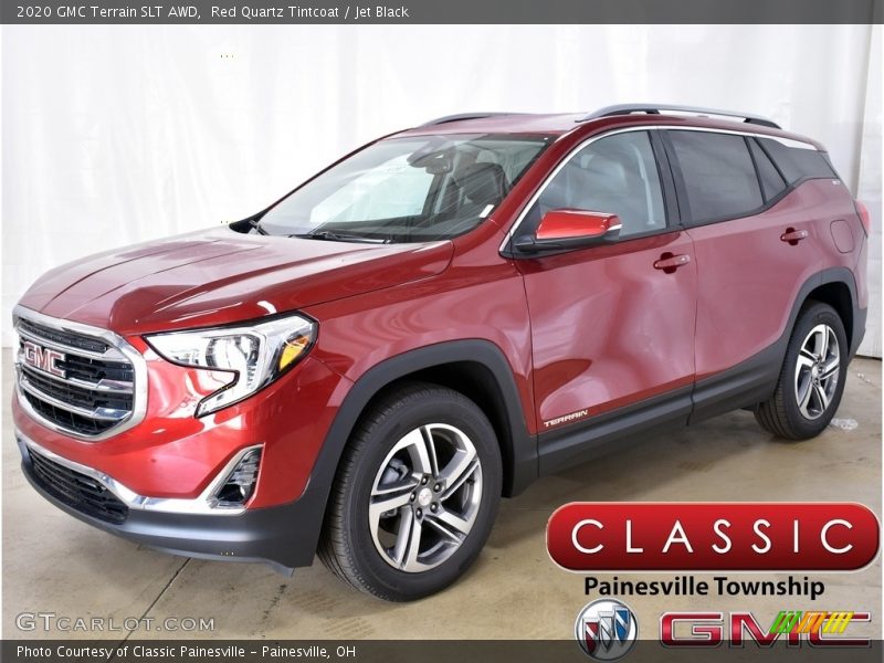Red Quartz Tintcoat / Jet Black 2020 GMC Terrain SLT AWD