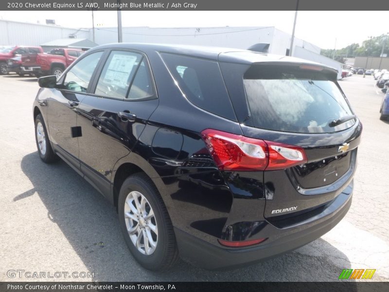 Midnight Blue Metallic / Ash Gray 2020 Chevrolet Equinox LS AWD