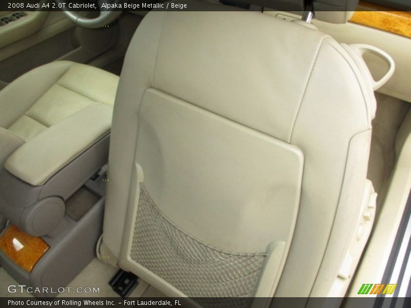 Alpaka Beige Metallic / Beige 2008 Audi A4 2.0T Cabriolet