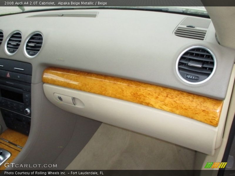 Alpaka Beige Metallic / Beige 2008 Audi A4 2.0T Cabriolet