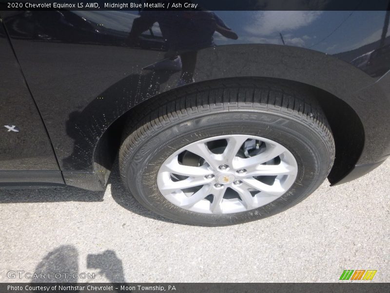 Midnight Blue Metallic / Ash Gray 2020 Chevrolet Equinox LS AWD