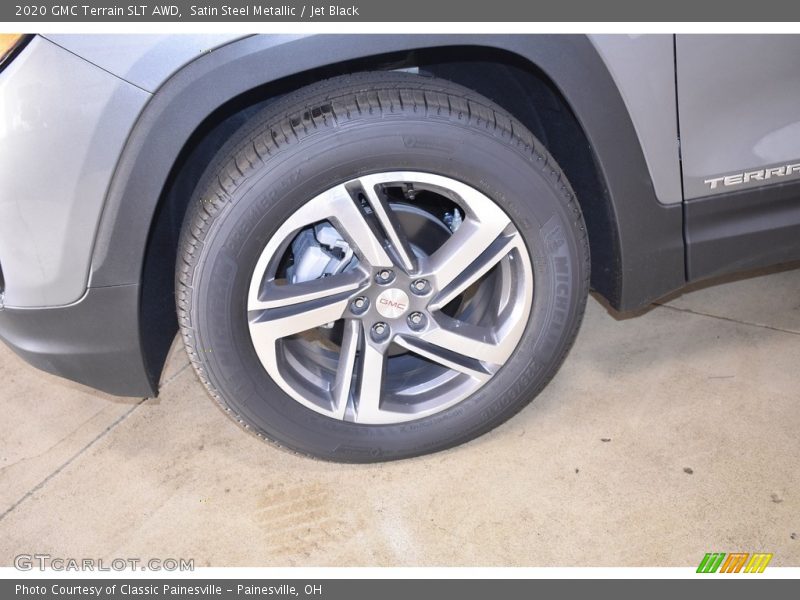 Satin Steel Metallic / Jet Black 2020 GMC Terrain SLT AWD