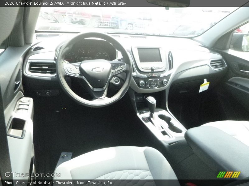 Midnight Blue Metallic / Ash Gray 2020 Chevrolet Equinox LS AWD