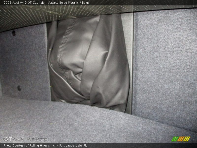 Alpaka Beige Metallic / Beige 2008 Audi A4 2.0T Cabriolet