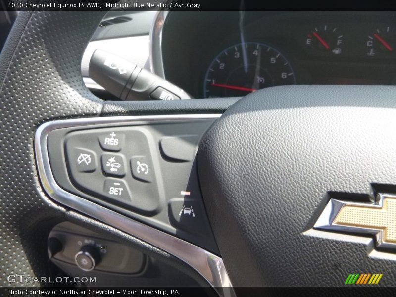 Midnight Blue Metallic / Ash Gray 2020 Chevrolet Equinox LS AWD