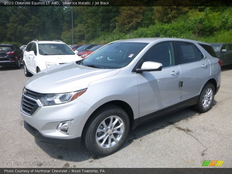 Silver Ice Metallic / Jet Black 2020 Chevrolet Equinox LT AWD