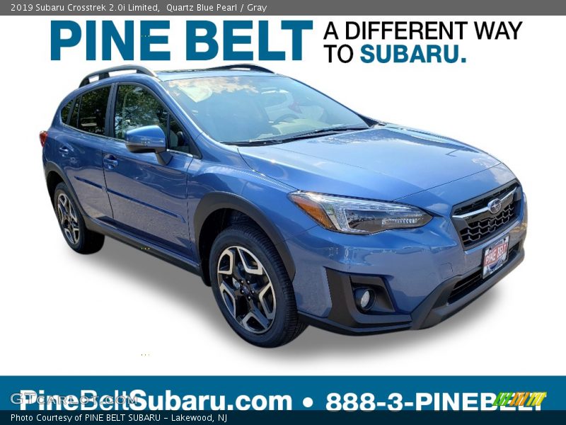 Quartz Blue Pearl / Gray 2019 Subaru Crosstrek 2.0i Limited