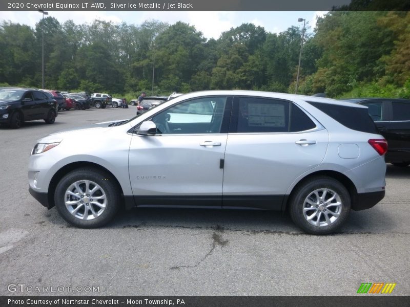 Silver Ice Metallic / Jet Black 2020 Chevrolet Equinox LT AWD