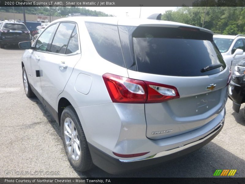 Silver Ice Metallic / Jet Black 2020 Chevrolet Equinox LT AWD