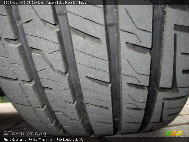 Alpaka Beige Metallic / Beige 2008 Audi A4 2.0T Cabriolet