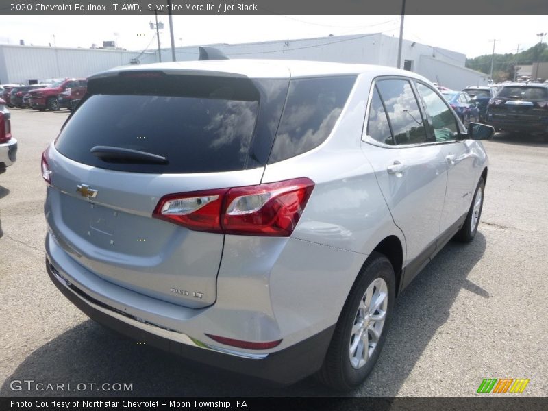 Silver Ice Metallic / Jet Black 2020 Chevrolet Equinox LT AWD