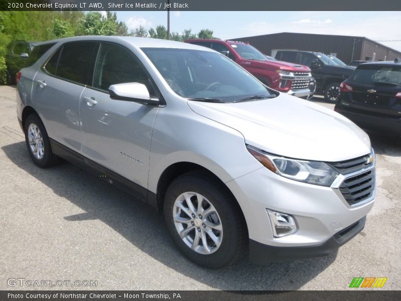 Silver Ice Metallic / Jet Black 2020 Chevrolet Equinox LT AWD