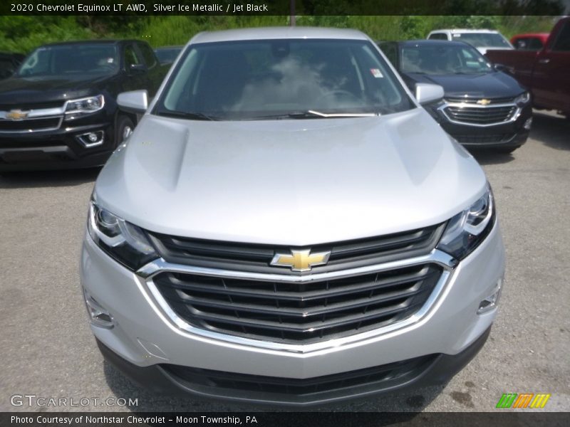 Silver Ice Metallic / Jet Black 2020 Chevrolet Equinox LT AWD