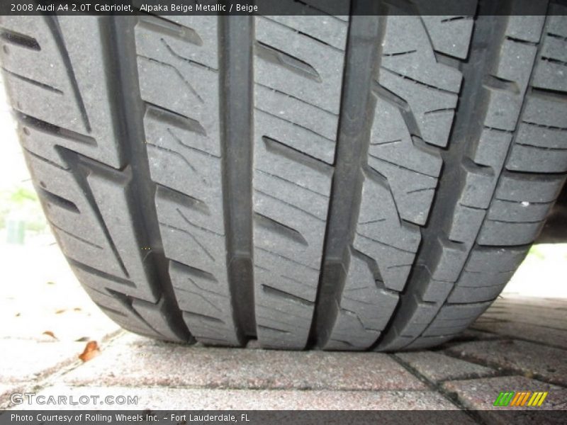 Alpaka Beige Metallic / Beige 2008 Audi A4 2.0T Cabriolet