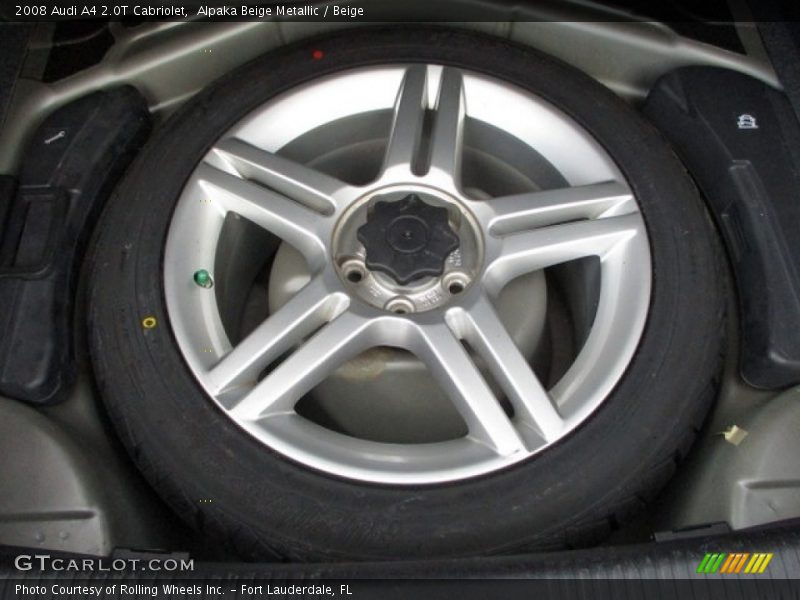 Alpaka Beige Metallic / Beige 2008 Audi A4 2.0T Cabriolet